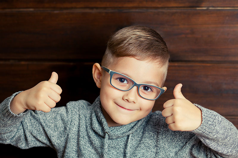 pediatric boy glasses